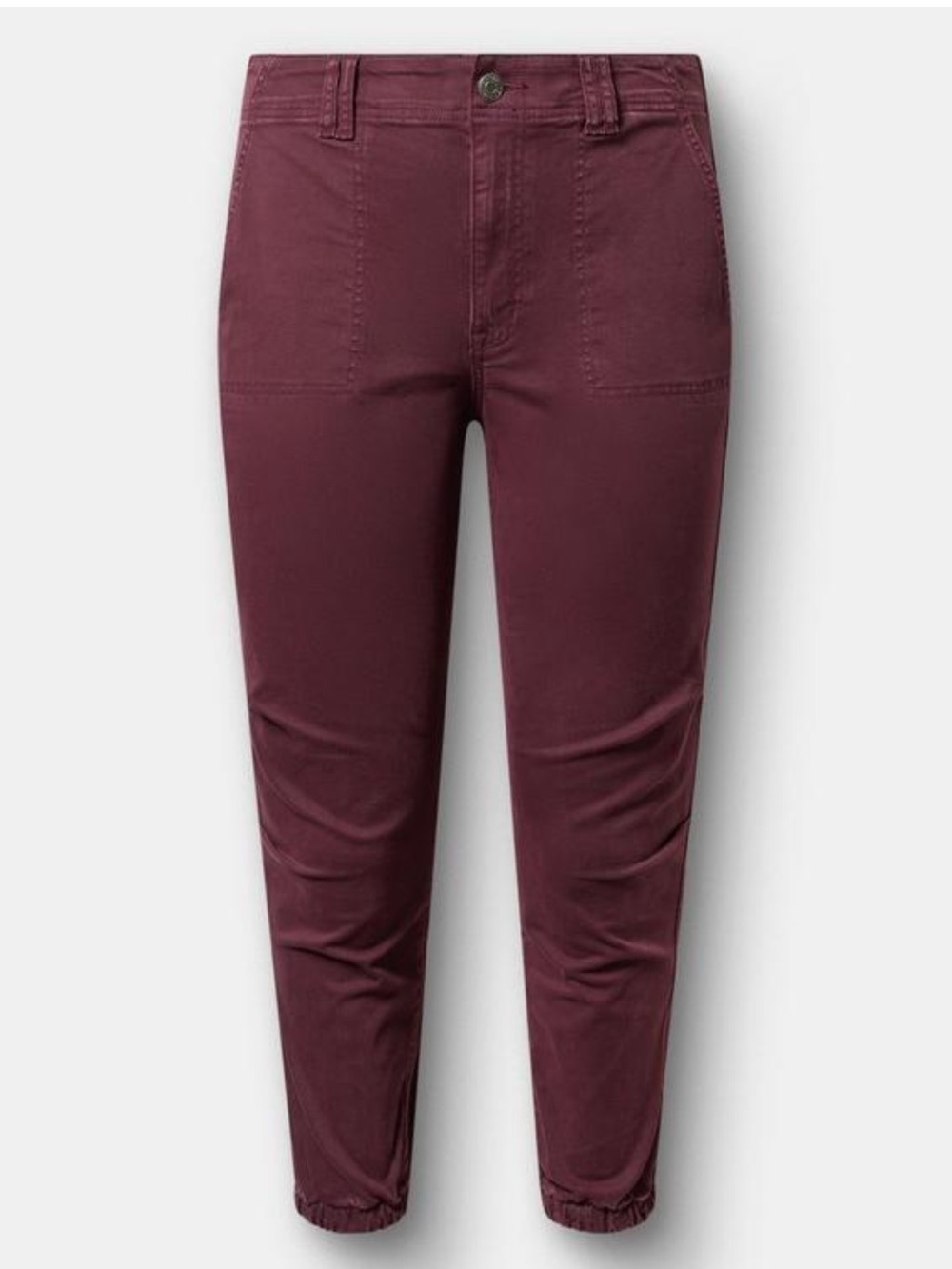 torrid Stretch Ankle Pants - Burgundy